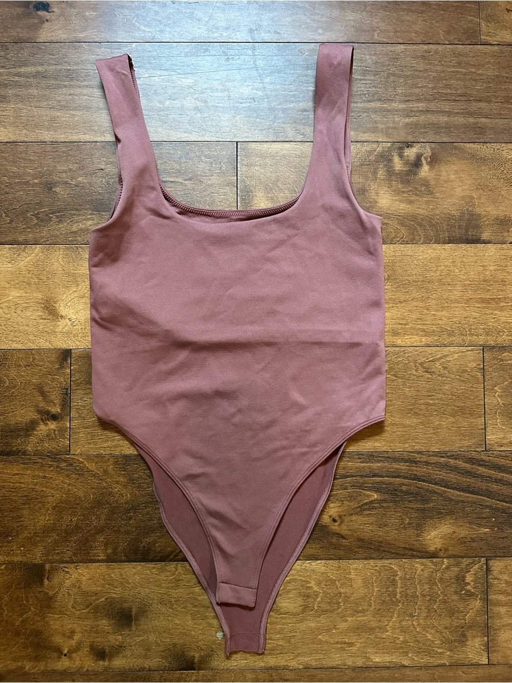 a new day Dusty Rose Scoop Neck Bodysuit